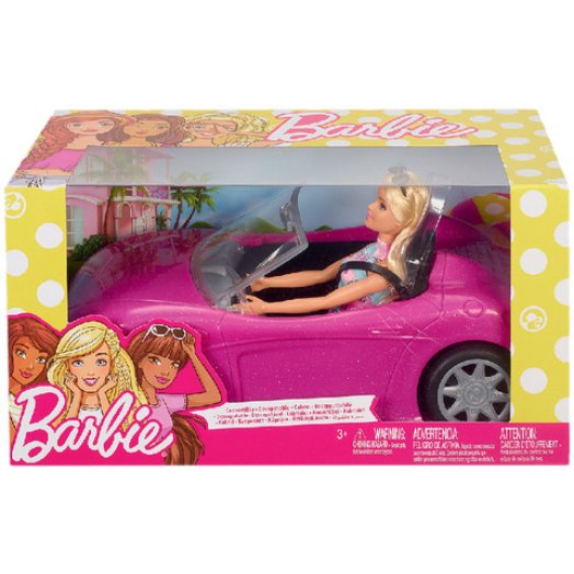 Barbie baba autóval