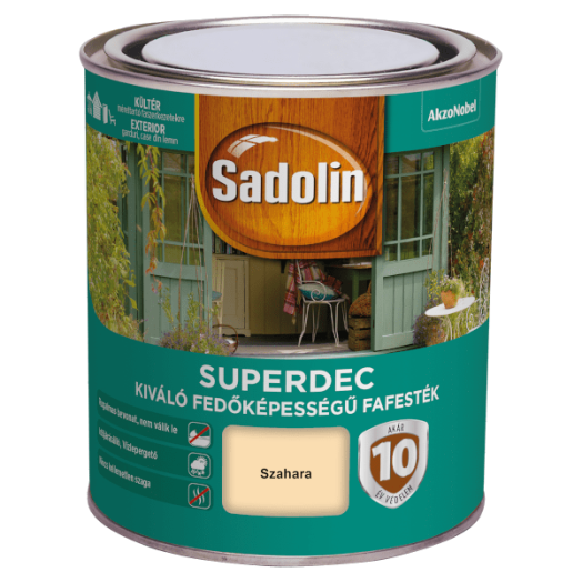 SADOLIN SUPERDEC FAVÉDŐ FESTÉK      SZAHARA 0,75 L