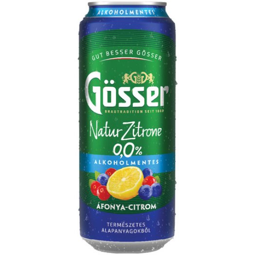 Gösser Natur Zitrone dobozos ízesített sör