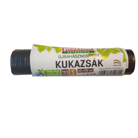 ÚJRAHASZNOSÍTOTT KUKAZSÁK 110L 5DB 60X100CM MAZZINI