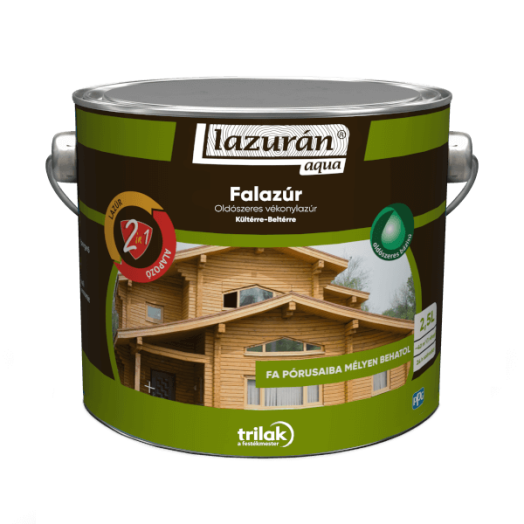 LAZURÁN VÉKONYLAZÚR 2,5 L           TEAK,SELYEMF.,OLDÓSZ. (R:223359)
