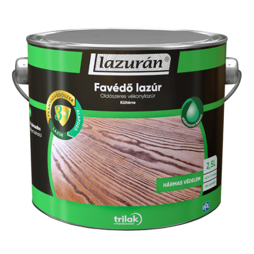 LAZURÁN FAVÉDŐ LAZÚR 3IN1 BOROVIFENYŐ 2.5 L