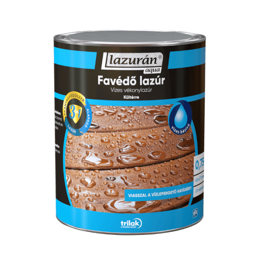 LAZURÁN AQUA 3IN1 VIZES KAPRIBOGYÓ 0.75 L