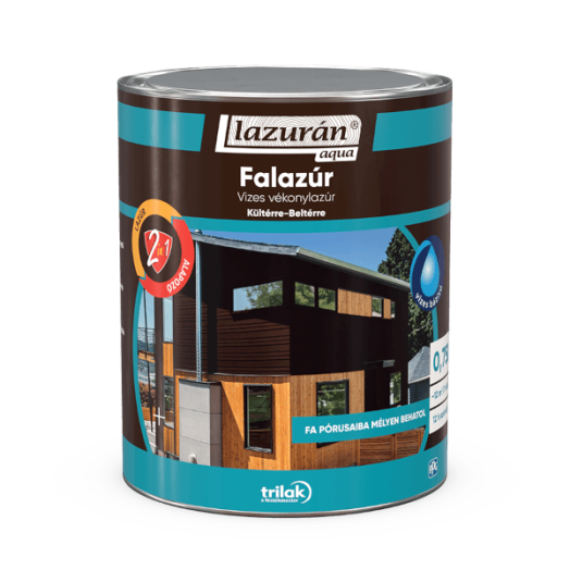 LAZURÁN AQUA IDŐJÁRÁSÁLLÓ VÉKONYLAZÚR ÉSZAKI-TÖLGY 0.75L