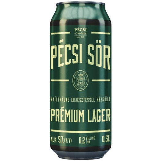 Pécsi Prémium dobozos sör