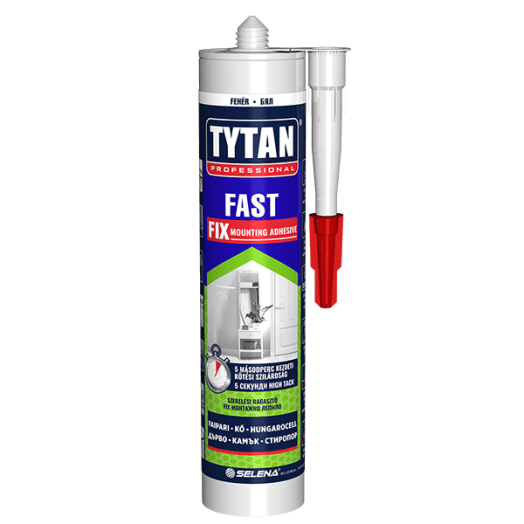 TYTAN SZERELÉSI RAGASZTÓ FASTFIX FEHÉR, 290 ML