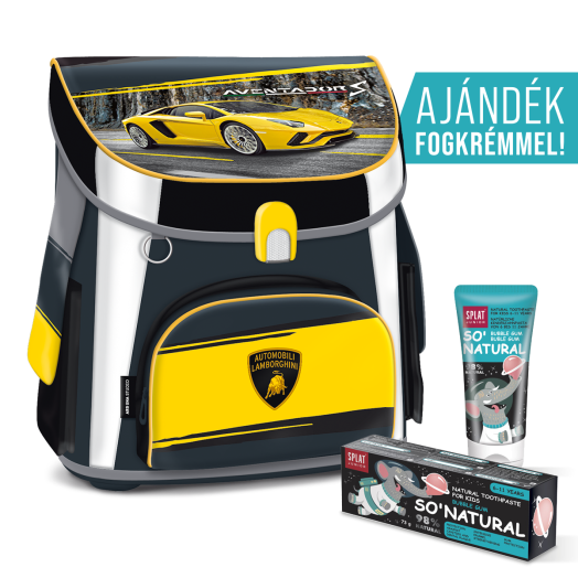 Lamborghini kompakt easy mágneszáras iskolatáska