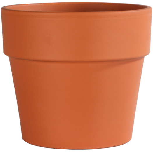 AGYAG PÁLMACSERÉP 24 CM TERRACOTTA SZÍN