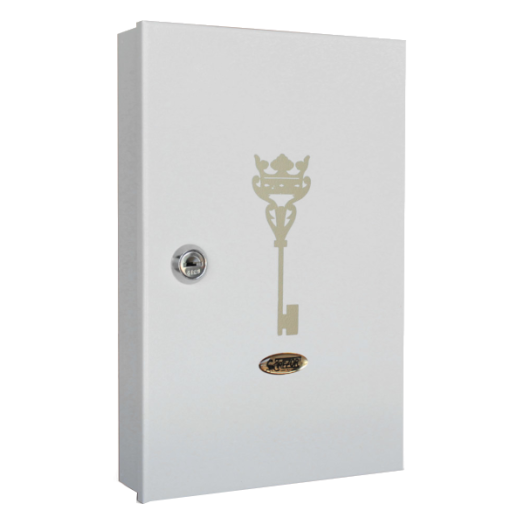 KULCSTÁROLÓ 285X185X60MM 30 HELLYEL BÉZS