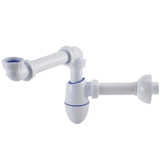 EASYPHON MOSDÓ SZIFON, PVC, HOSSZABBÍTÓ CSŐVEL