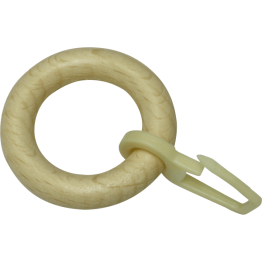FÜGGÖNYKARIKA AKASZTÓVAL, 11MM, MŰANYAG
