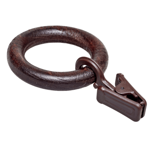 AGAT FÜGGÖNYKARIKA FA, 10DB, DIÓ 48MM