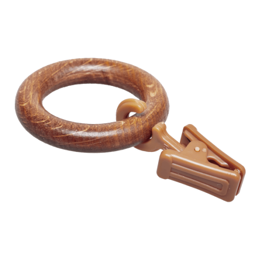 AGAT FÜGGÖNYKARIKA FA, 10DB, CSERESZNYE 48MM