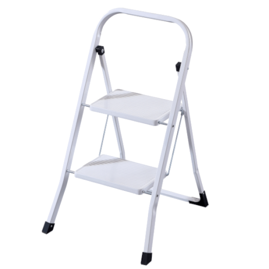 KÉTLÉPCSŐS FELLÉPŐ ACÉL 47X55X81CM MAXIMUM TERHELHETŐSÉG: 150KG