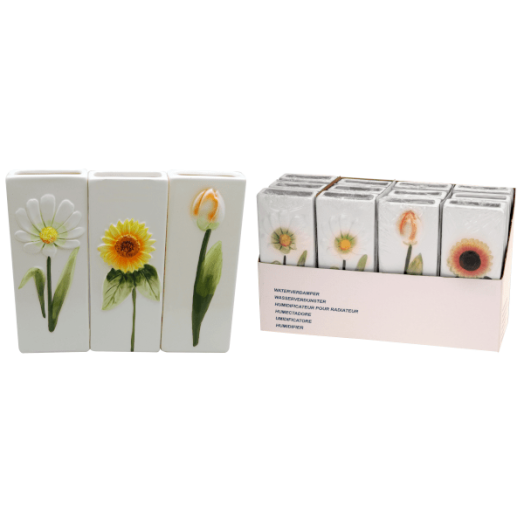 PÁROLOGTATÓ 20,5X8X3,5 CM SÁRGA VIRÁG MINTÁVAL