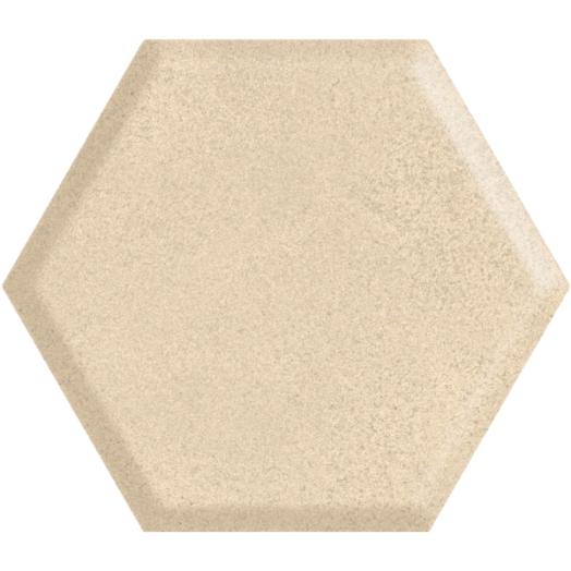 SERENE DEKORCSEMPE STRUKTURÁLT, HEXAGON 19,8X17,1CM BÉZS, 0,66 M2/CS