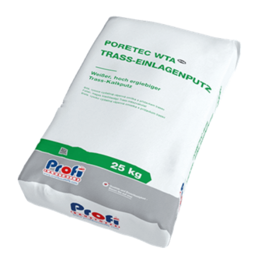 PORETEC WTA TRASS EGYRÉTEGŰ SZÁRÍTÓ VAKOLAT FEHÉR 25KG