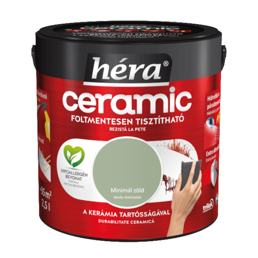 HÉRA CERAMIC 2,5L MINIMÁL ZÖLD