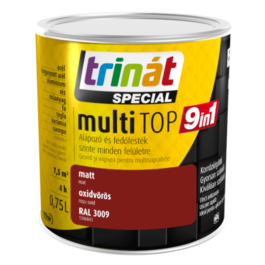 TRINÁT SPECIAL MULTITOP 9IN1 0,75L OXIDVÖRÖS 3009 VÍZESBÁZISÚ