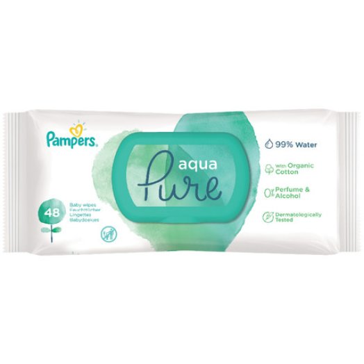 Pampers Aqua Pure babatörlő kendő