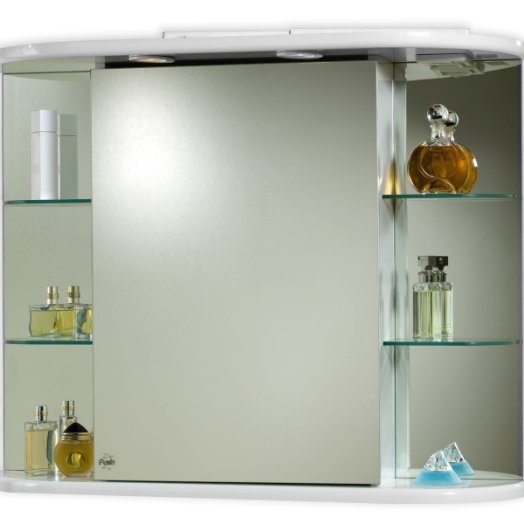 KRIS TÜKRÖSSZEKRÉNY 88X65,5X27 CM LED VILÁGÍTÁSSAL