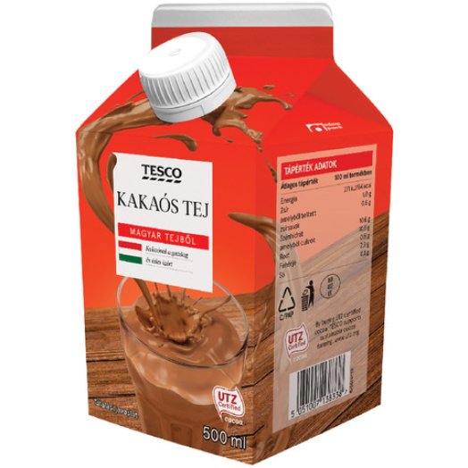 Tesco kakaós tej