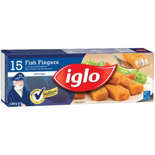 Iglo panírozott halrúd