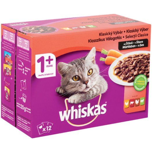 Whiskas alutasakos macskaeledel multipack
