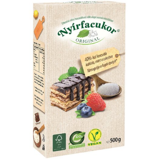Nyírfacukor Xilitalapú édesítőszer