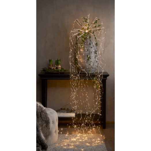 FÉNYFÜZÉR FÜGGŐ 'DEW DROP' 3,2M, 600LED
