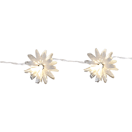FÉNYFÜZÉR VIRÁG 'FIBRY' 1,3M, 10LED 135CM