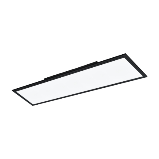 SALOBRENA LED MENNYEZETI LÁMPA 36W 5100LM 4000K FEKETE 1200X300MM