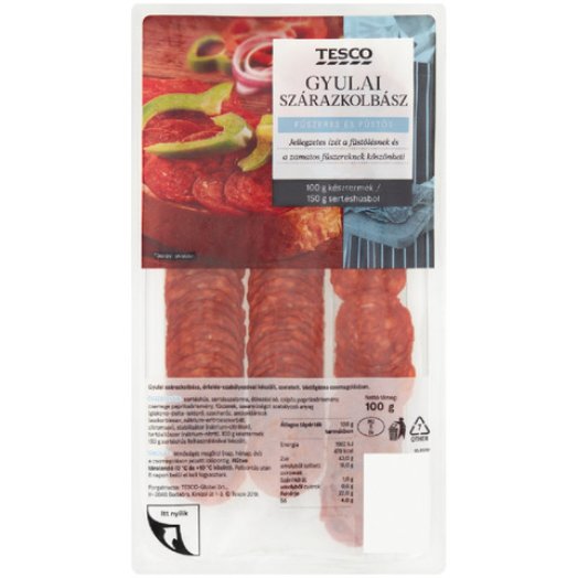 Tesco gyulai vagy csabai szeletelt kolbász