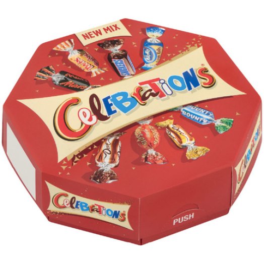 Celebrations édesség-válogatás dobozban