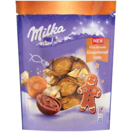 Milka mézeskalácsos tejcsokoládé praliné