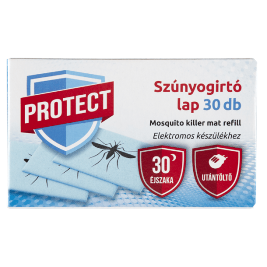 SZÚNYOGIRTÓ LAP UTÁNTÖLTŐ 30 DB PROTECT