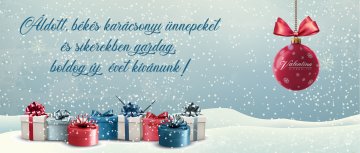 Áldott, békés karácsonyi ünnepeket kívánunk!