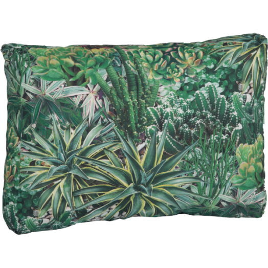 PALETTAPÁRNA HÁTPÁRNA 60X40CM, KAKTUSZ MINTÁS