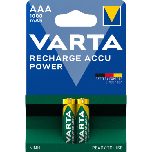 R2U ACCU AAA 800 MAH 2BL 1,2V