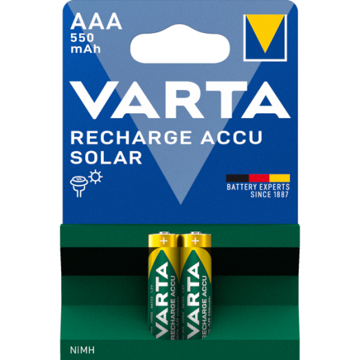 ÚJRATÖLTHETŐ SOLAR AKKU BL2 AAA     550MAH 1,2V