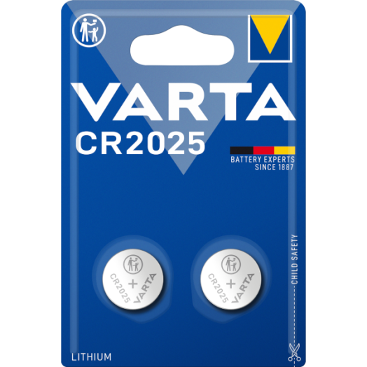 VARTA CR 2025 GOMBELEM              2DB/BLISZTER