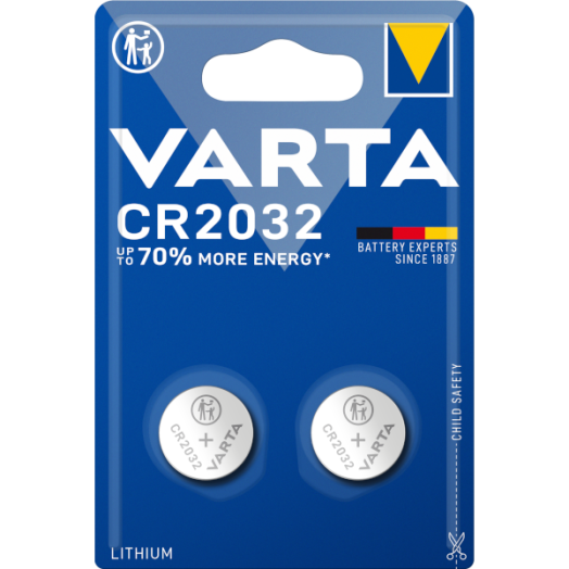 VARTA CR 2032 GOMBELEM              2DB/BLISZTER