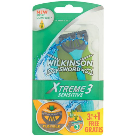 Wilkinson Sword Xtreme3 Sensitive férfi eldobható borotva