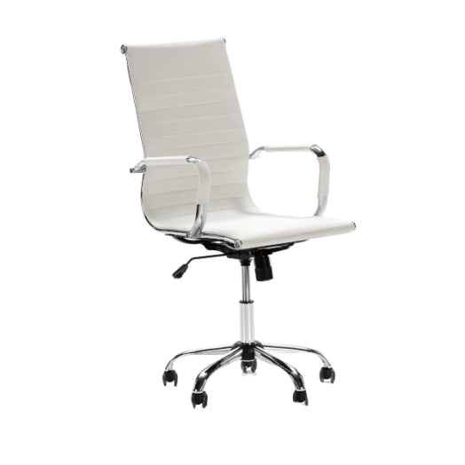 IRODAI FORGÓSZÉK, FEHÉR 60X65X110-120CM