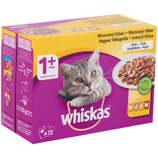 Whiskas alutasakos macskaeledel multipack