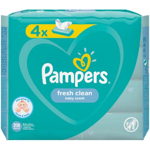 Pampers nedves babatörlő kendő