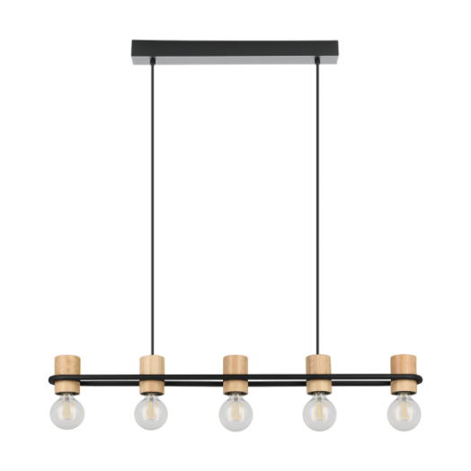 CHIEVELEY FÜGGESZTÉK E27 5X40W FA/FEKETE