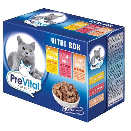 Prevital alutasakos macskaeledel multipack