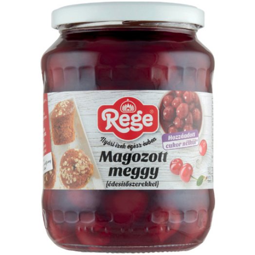 Rege magozott meggy édesítőszerrel