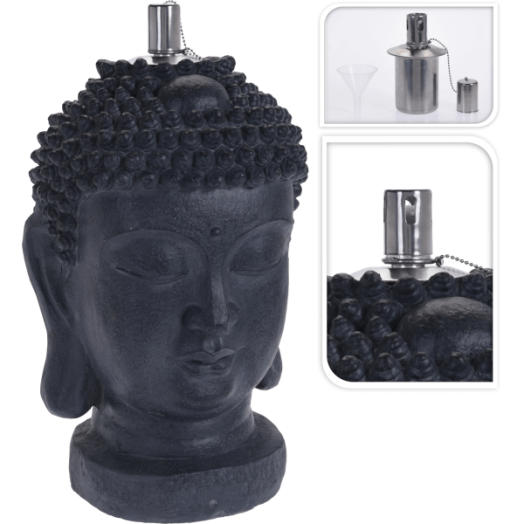 OLAJÉGŐ BUDDHA FEJ 26X25,5X44CM